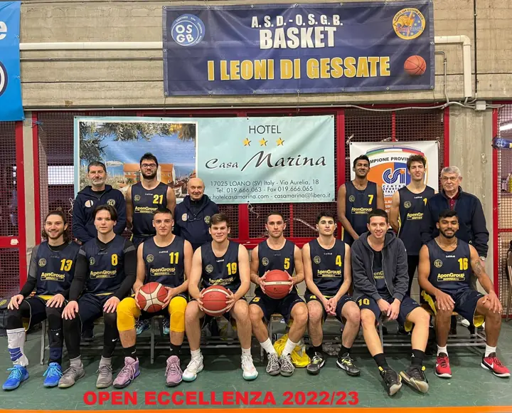 Foto di squadra Open Eccellenza, stagione 2022/2023