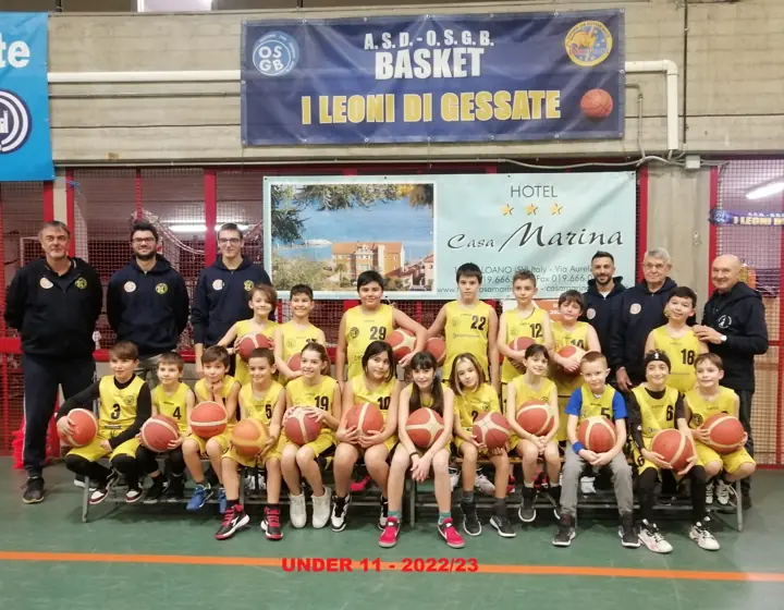 Foto di squadra Under 11, stagione 2022/2023