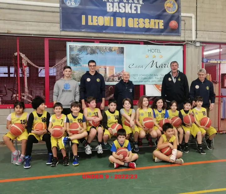 Foto di squadra Under 9, stagione 2022/2023