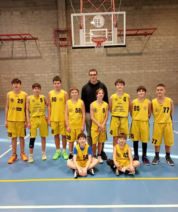 Foto di squadra Under 14, stagione 2025/2026